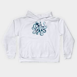 Ocean's Mystical Octopus: Sea Life Lover's Tee Kids Hoodie